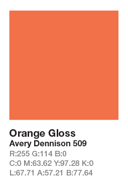 Avery 509 Orange 